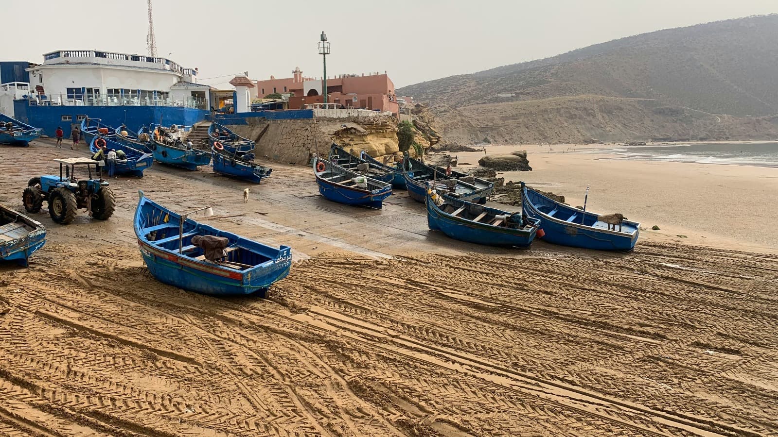 Atardecer mágico en la costa de Imsouane